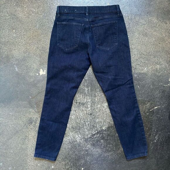 Ann Taylor Factory Petite Dark Wash Jeans Women’s Size 6P Cotton Blend Stretch - Picture 1 of 11